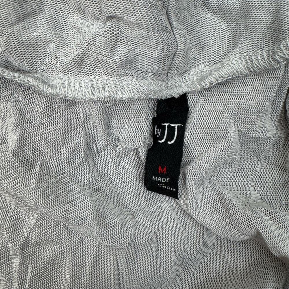 By JJ Gray/Silver Crinkled Long Lightweight Women’s Cardigan M - Picture 8 of 10